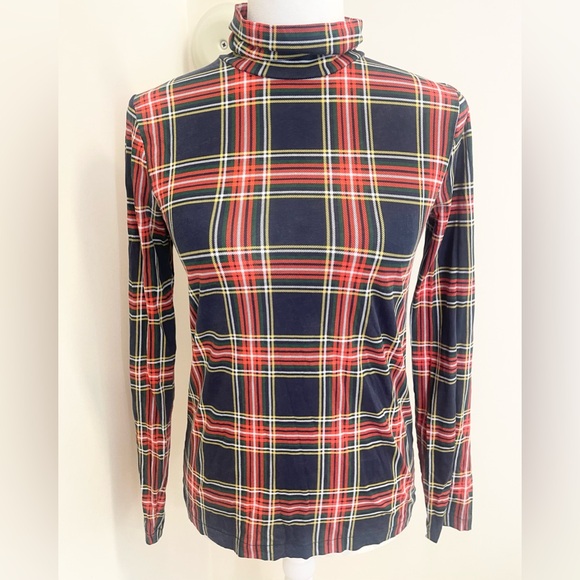 Classic J Crew Turtleneck in Stewart Tartan Plaid! - Picture 5 of 12